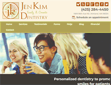 Tablet Screenshot of jenkimdentistry.com
